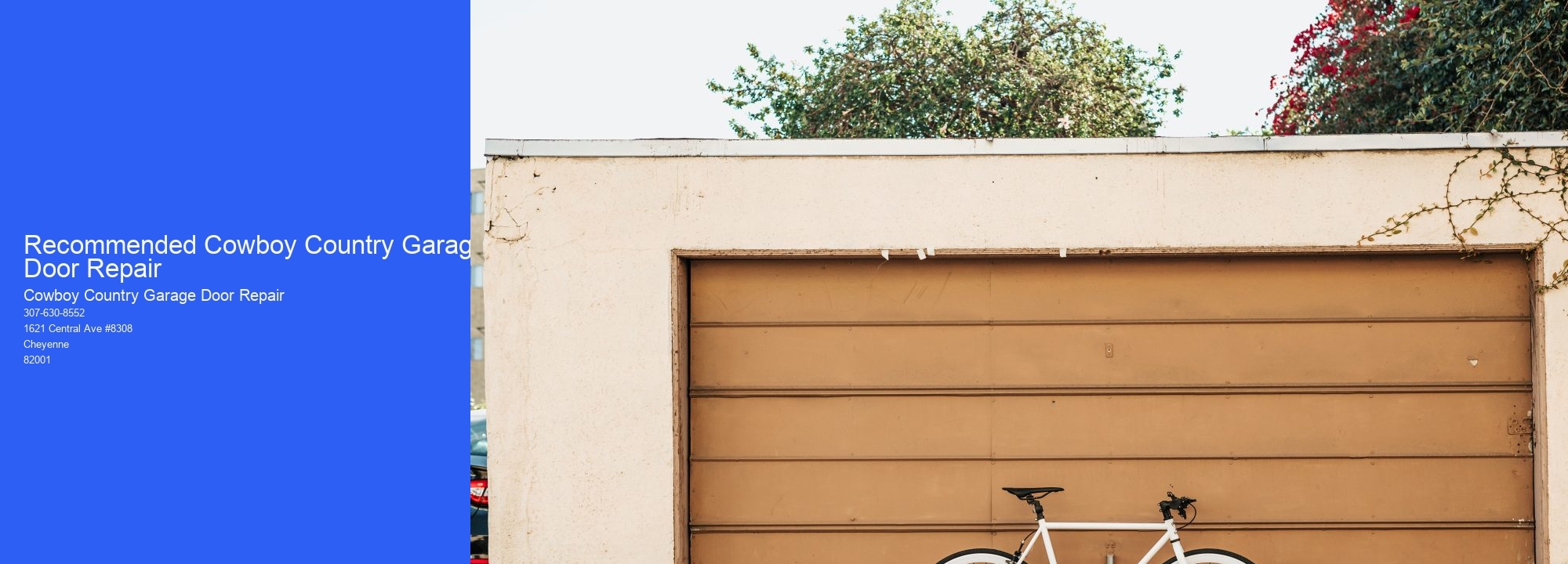 Recommended Cowboy Country Garage Door Repair