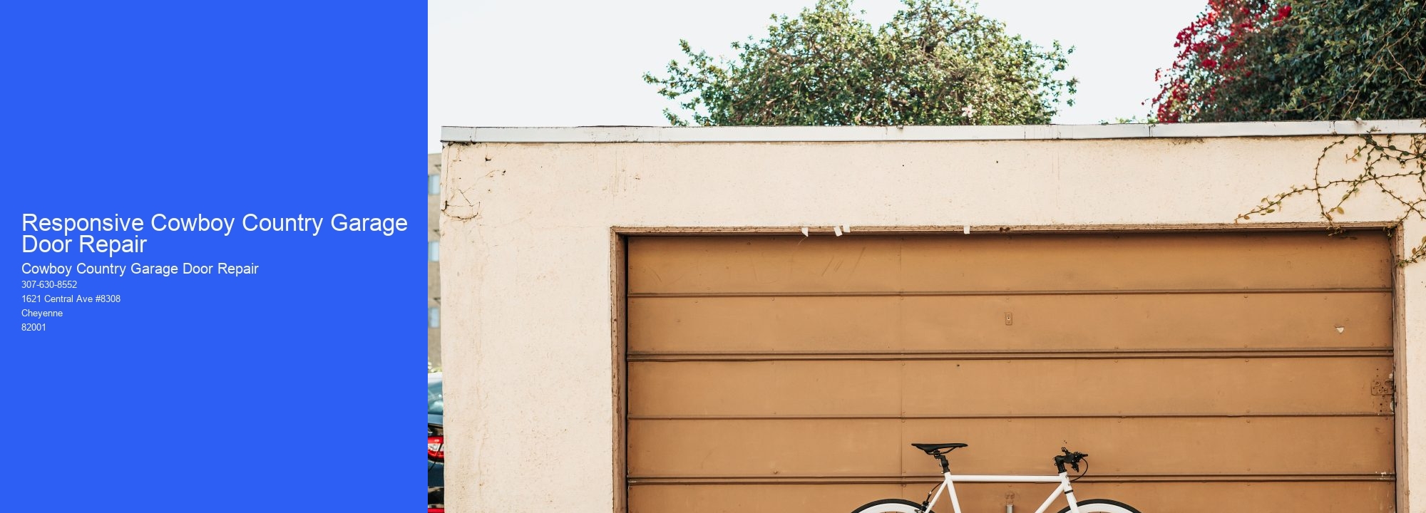 Responsive Cowboy Country Garage Door Repair